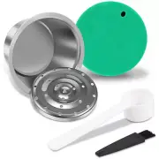 Refillable Coffee Capsule Set Coffee Pod And Brush Spoon For Dolce Gusto/＆⊂