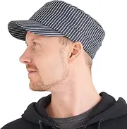 [CHARM] Cadet Military Army Cap - Mens Summer Cotton Painters Hat