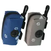 Pet Puppy Dispenser Waste Dog Poo Pick-Up Bag Travel Poop Holder Hook Pouch