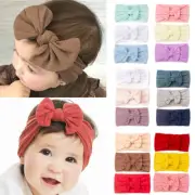 Girls Baby Infant Kids Nylon Flower Soft Elastic Headband Hair wear head band