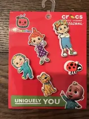 New Uniquely You Crocs Jibbitz Charms CoComelon 5 pack Characters Shoe Charm