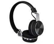 Foldable Bluetooth-compatible 5.0 Wireless Heavy Bass Stereo Sport Headphone for Phone/PC-Black