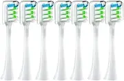 Electric Toothbrush Heads, Compatible For Xiaomi SOOCAS X3 X5 X3U X1 V1 V2 Replacement Nozzles With Anti-dust Cap(7pcs White)