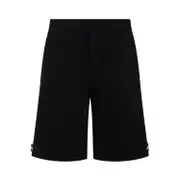 [Alexander Mcqueen] Alexander Mcqueen-Black Cotton Shorts-Uomo L STAND