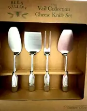 Bee & Willow Vail Collection 4 Piece Cheese Knife Set, Brand New