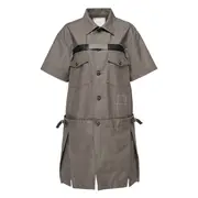 [sacai x WTAPS] WTAPS Cotton Back Satin Dress Women