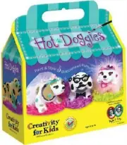 Creativity for Kids (1487000) Hot Doggies Craft Kit – Makes 3 Bobble-Head Dogs