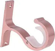 HOLIDYOYO Curtain Bracket Set Double Aluminum Alloy Brackets Wall Mount for Drapery Blinds Window Decor