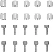 Baxnore 10 Set Hydraulic Brake Olive Connector, Aluminum Alloy Leak Proof Insert for Disc Brakes Part