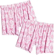 [wearbamboo] Bamboo Rayon summer Comfort womens shorts Soft Elastic Waist Print lounge shorts pajama pants women