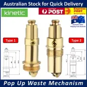 Kinetic Pop Up Waste Mechanism - Plug Basin Sink Bath Drain Valve