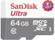 SanDisk 64GB 64G microSDXC【Ultra 100MB/s 灰】 microSD micro SD SDXC UHS UHS-I Class 10 C10 SDSQUNR-064G 記憶卡 手機記憶卡