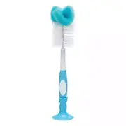 Dr. Brown's Baby Bottle Cleaning Brush with Sponge and Scrubber - Blue