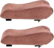 SOPOTUTU Office Armrest Padding Memory Foam Gel Arm Rest Covers for Desk Gaming Wheelchair Elbow Rest Pillow Chair Cover Replacement