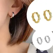 Ear Buckle Earring Temperament Simple Small Circle Earring High End Light