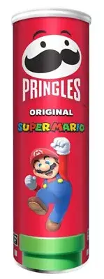 PRINGLES SUPER MARIO - ORIGINAL FLAVOUR - 165G - VERY LIMITED - POTATOE CHIPS