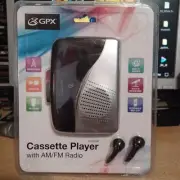GPX CAS335B Cassette Recorder/ Player Am/Fm Radio Detachable Belt Clip New