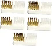 Vaguelly 5Pcs Copper Wire Nail Cleaning Brush for Manicure Durable Nail Drill Bit Cleaner Lightweight and Compact Tool for Professional and Home Use