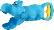 [JWQFBC] Sand Grabber Beach Toy Carton Cartoon Sandbox Toy Sand Digger, Hippo Blue