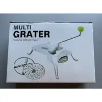 在飛比找蝦皮購物優惠-全新 / MULTI GRATER 多功能旋轉切片刨絲刀 (