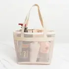 Quick Dry Toilet Bag Shower Bag Cosmetic Bag New Mesh Shower Bag Beach