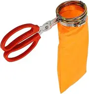 KONTONTY Tools Blueberry Corer Berry Basket Melon Pecan Rotatable Decor Scooper Gold Berry Picker Organizer Baller Loop Huckleberry Strainer Stand Orange Stainless Steel