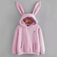 在飛比找ETMall東森購物網優惠-Rabbit Ears Cute Sweater Embro