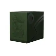 Dragon Shield Double Shell Deck Box Case Forest Green & Black Holds 100+ Cards