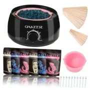 Waxing Kit Women Men Wax Warmer Hair Removal at Home with 6 Bags Beans Body
