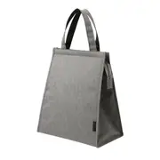 Lunch Bag Thermal Insulated Box Bento Pouch Food Tote Office Work School Picnic - Grey