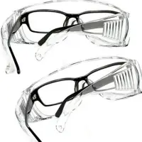 在飛比找momo購物網優惠-【Ainmax 艾買氏】10入防疫護目式耐衝擊透明工作眼鏡(