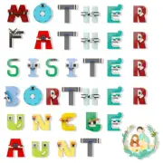 26-in-1 Alphabet Lore A-Z English Alphabet 951 Pieces Building Blocks Set