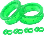 Pet Grooming Scissor Finger Rings 12 Pack Soft Silicone Dog Grooming Tools Colorful Scissor Handheld Ring for Pet Hair Cutting