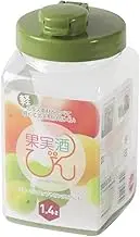 TAKEYA Fruit Liquor Bottle, S Type, 0.4 gal (1.4 L) Slim