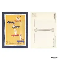 在飛比找誠品線上優惠-日本 Pottering Cat 郵票系列明信片/ 滑板