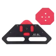 Drillpro KE-R1 Quick Change Wood Panel Radius R15/R20/R25/R30/C15/C20/C25/C30 Quick-Jig Router Table Bits Jig Aluminum A