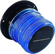 Cloud Fire Solar Strobe Light for Boat Yacht, Led Anchor Light Magnetic Powered Navigation Lamp, IP65 Waterproof & Dustproof, Solar Warning Warning Light,3 Modes (Flashing, Strobe, Steady), Blue