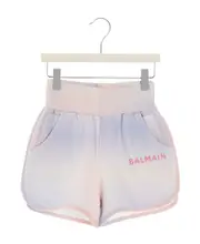 Balmain Kids Tie-Dyed Elastic Waist Shorts 13 White