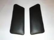 Triumph TR7 TR8 **KNEE PAD - Pair BLACK** Centre console trim pads New YKC3565PA