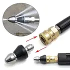 Metal 1/4" Sewer Jetter Nozzle Washing Machine Industrial Pipelines
