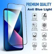 For iPhone 15 14 13 12 11 Pro Xr Xs Max Anti Blue Temper Glass Screen Protector