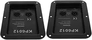 EXQUIMEUBLE 2 Pcs Box Speaker Terminal Block Cup for Subwoofer Box Wiring Plate Durable Audio Connector for Car Stereo Easy Installation Speaker Box Accessory