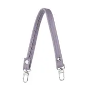 13 Inch Leather Purse Handle Strap Leather Purse Strap Light Purple