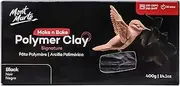 Mont Marte Make n Bake Polymer Clay, Black, 400 g