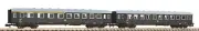 Piko 40628 N Gauge DR 1st/2nd Class Skirted Coach Set (2) III