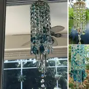 New Wind Chimes Colorful-Crystal Home/Garden Patio Lawn Hanging Decor Ornament