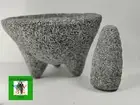 Molcajete Mortero+Maja Para Salsas Rica "LA Extrema" Extra Large ️⚡