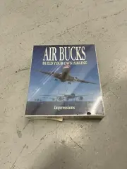 1992 Air Bucks: Build Your Own Airline IBM PC Game 3.5” Floppy Disks NEW SEALED