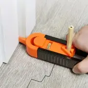 Carpenter Tool Profile Scribing Ruler Contour Gauge with Lock Professional-Gauge