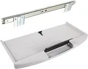 Tofficu 1Set Large Sliding Keyboard Tray Under Desk Durable Keyboard Drawer with Smooth Sliders Space Saving Design for Efficient Workstation for Home and Office Desks